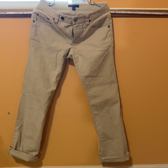 High waisted white Banana Republic corduroy pants - Picture 1 of 2